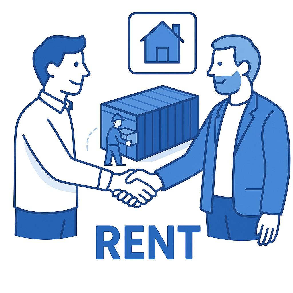Container rentals illustration